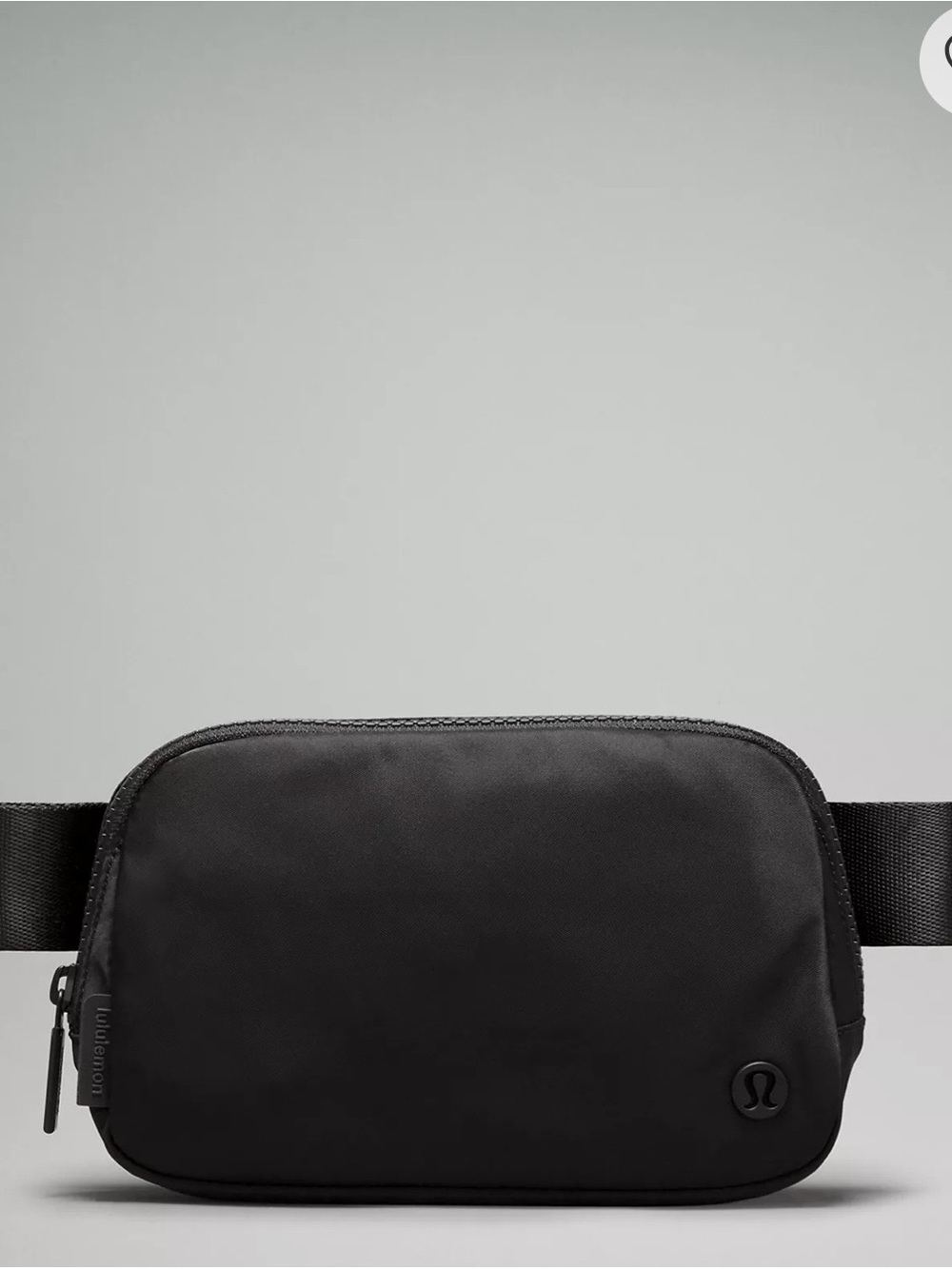 lululemon athletica Black Mini Belt Bag